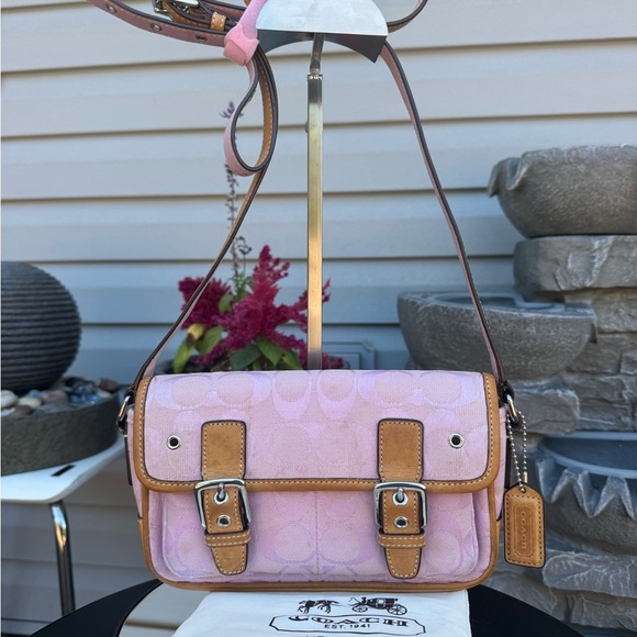Coach Vintage Pink Mini Crossbody Bag - Picture 1 of 10